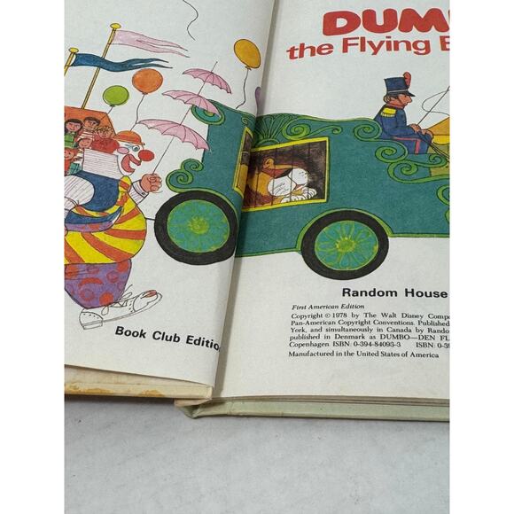 Walt Disney's Dumbo the Flying Elephant 1st American Edition 1978 - Picture 9 of 15